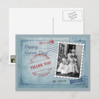 Feliz Dia das Enfermeiras. Enfermeiros Vintage