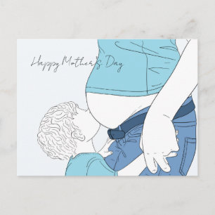 Cartão Postal Feliz Dia das Mães
