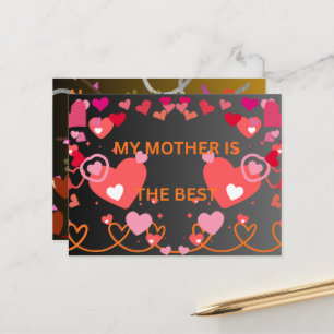 CARTÃO POSTAL FELIZ DIA DAS MÃES 