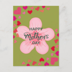 CARTÃO POSTAL FELIZ DIA DAS MÃES 