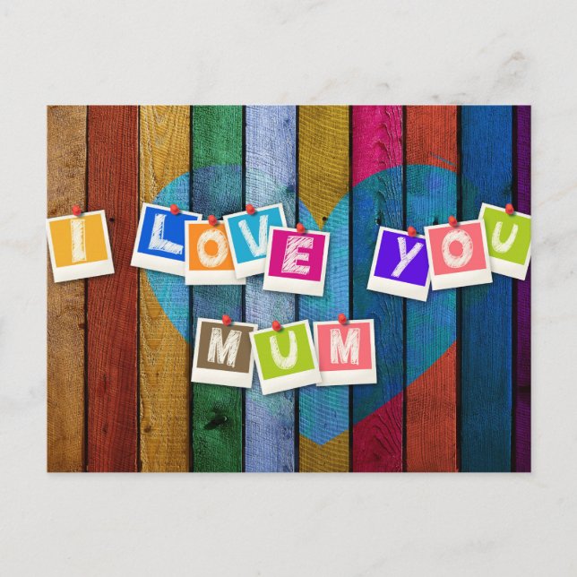 Cartão Postal Feliz Dia das Mães (Frente)
