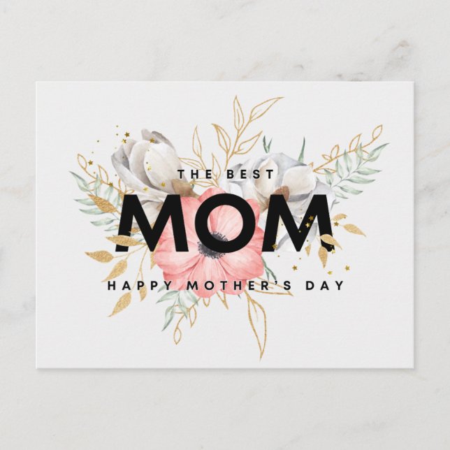 Cartão Postal Feliz dia das mães  (Frente)