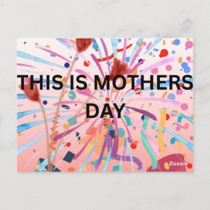 CARTÃO POSTAL FELIZ DIA DAS MÃES 