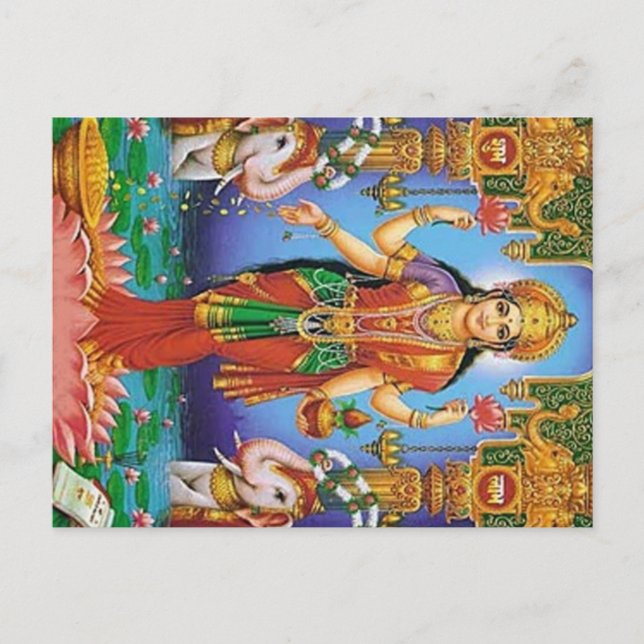 Cartão Postal Feliz dia de as mães Daqui Ideias Hindu Deusa Post (Frente)