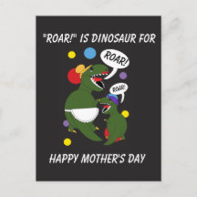 Feliz dia de as mães Dinossauro Filho Mãe Personal