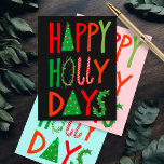 Cartão Postal FELIZ DIA DE Férias Bons Natal Natal Natal<br><div class="desc">Espero que goste desta design. Adicione seu próprio texto à frente ou atrás. Procure mais designs e itens correspondentes no meu compro,  desde papel embrulhado até toalhas de cozinha!</div>