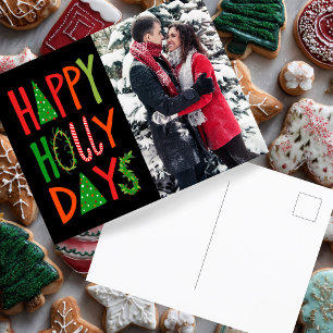Cartão Postal FELIZ DIA DE Férias Feriado Natal PERSONALIZADO