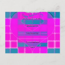 Cartão Postal Feliz dia de os namorados