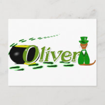 Feliz Dia de São Patrício Oliver Cube