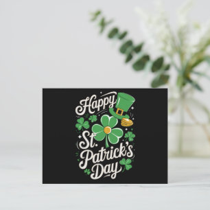 Cartão Postal Feliz Dia de São Patrício Patrimônio Irlandês St P