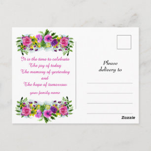 Cartão Postal Feliz Dia do Fundador