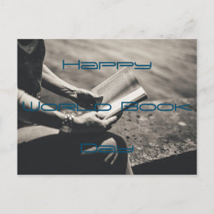 Cartão Postal Feliz Dia do Livro Mundial