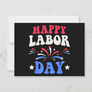 Cartão Postal Feliz Dia do Trabalho Homens Mulheres Crianças