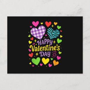 Cartão Postal Feliz Dia dos Namorados - Corações Amor