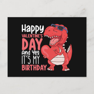 Cartão Postal Feliz Dia dos Namorados E Sim É Meu Aniversário