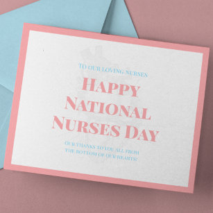 Cartão Postal Feliz Dia Nacional das Enfermeiras