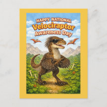 Feliz Dia Nacional de Conscientização do Velocirap