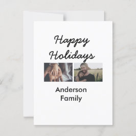 Cartão Postal Feliz feriado pai filho da família de fotos de Nat