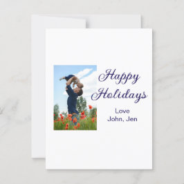 Cartão Postal Feliz feriado pai filho presentes de Natal