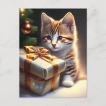 Feliz gato de Natal