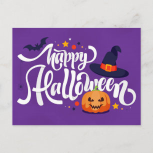 Cartão Postal Feliz Halloween