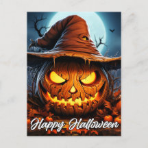 Feliz Halloween Que Ilumina Pumpkin Louco