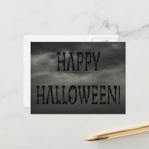 Cartão Postal Feliz Halloween Texto Deadworld
