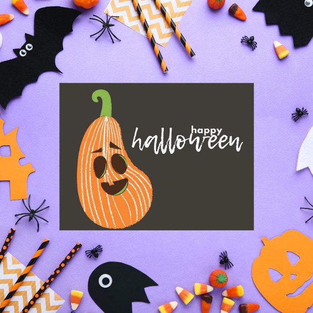Cartão Postal Feliz Halloween Whimskin (Criador carregado)