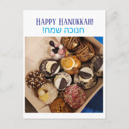 Cartão postal Feliz Hanukkah