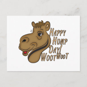 Cartão Postal Feliz Hump Day Woot Woot