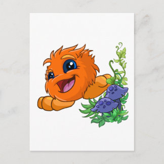 Cartão Postal Feliz Jub de laranja no Neopia Central