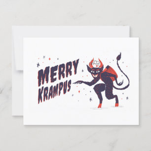 Cartão Postal Feliz Krampus