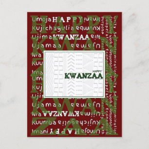 Cartão Postal Feliz Kwanzaa