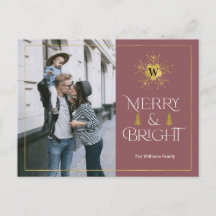 Feliz moderna e foto simples de Natal brilhante Po