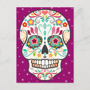 Cartão Postal Feliz Muertos - Cartão-postal Feliz de Açúcar