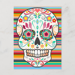 Cartão Postal Feliz Muertos - Cartão-postal Feliz de Açúcar