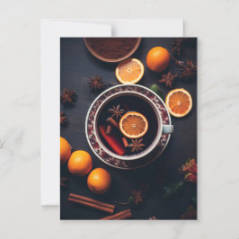 Cartão Postal Feliz & Mulled | Cozy Holiday Drink
