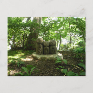 Cartão Postal Feliz na sombra