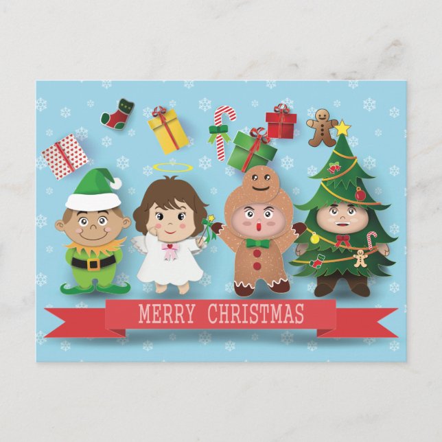 Cartão Postal Feliz Natal (Frente)