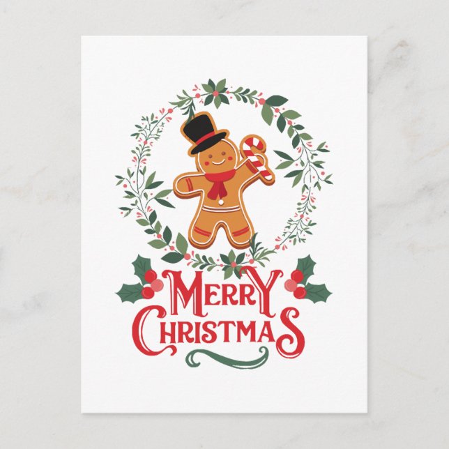 Cartão Postal Feliz Natal (Frente)