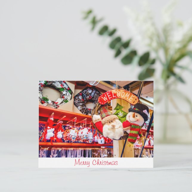 Cartão Postal Feliz Natal (Em pé/Frente)