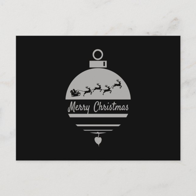 Cartão Postal Feliz Natal (Frente)
