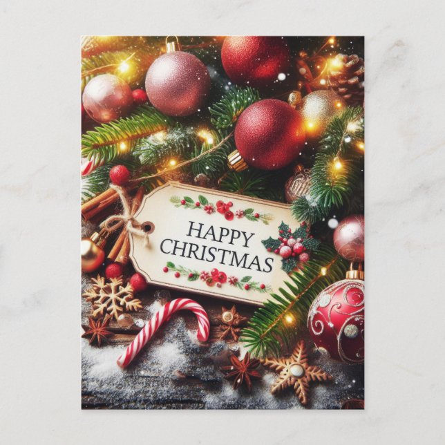 Cartão Postal Feliz Natal (Frente)
