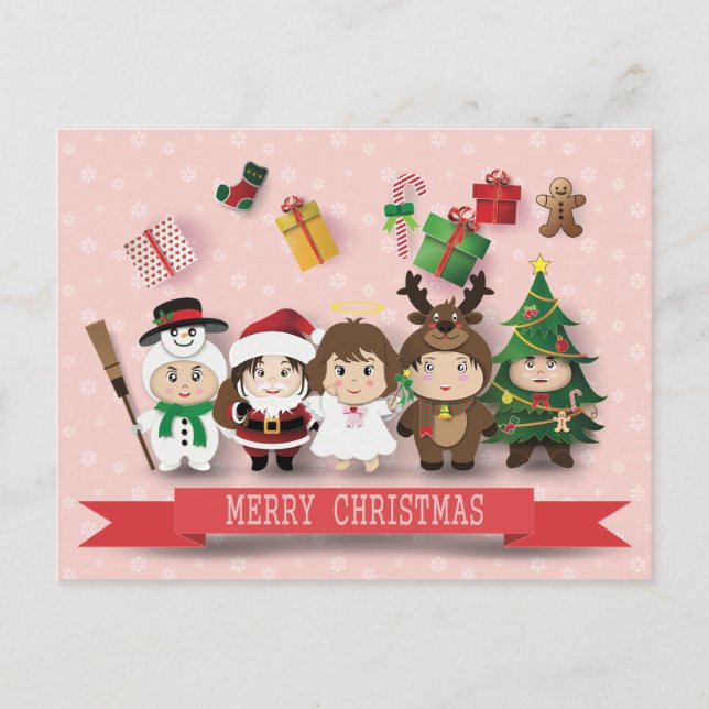 Cartão Postal Feliz Natal (Frente)