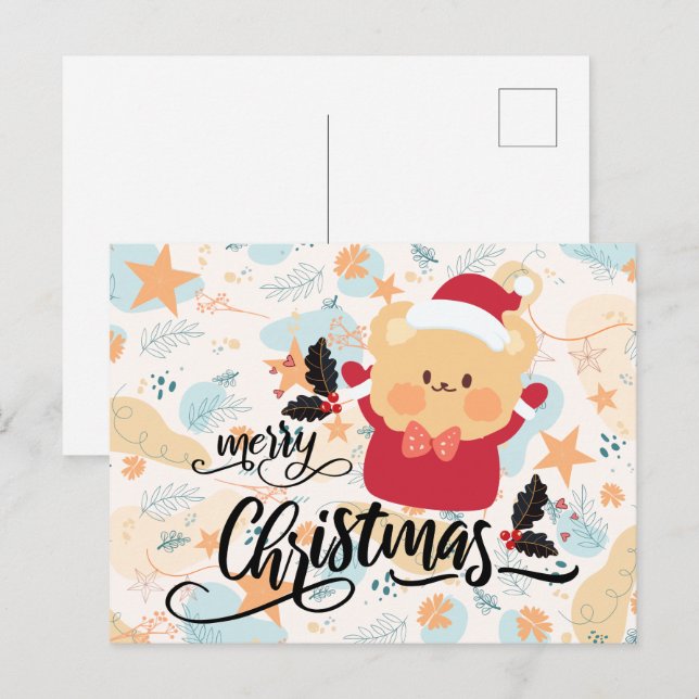 Cartão Postal feliz natal (Frente/Verso)