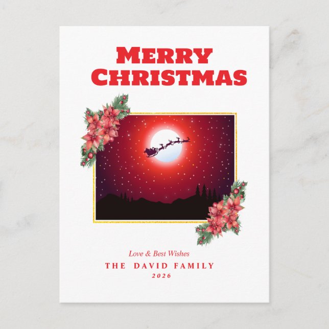 Cartão Postal Feliz Natal (Frente)