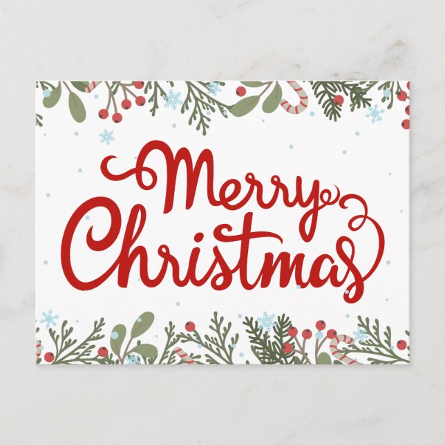Cartão Postal Feliz Natal (Frente)