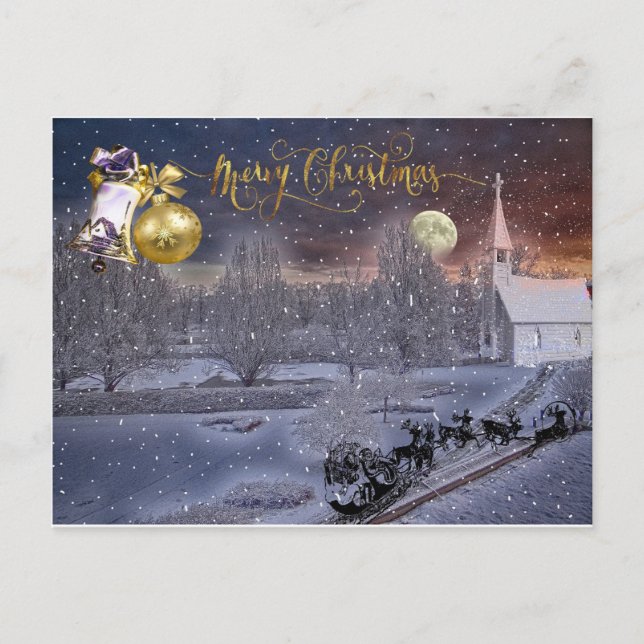 Cartão Postal Feliz Natal (Frente)