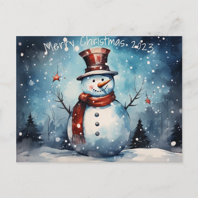 Cartão Postal Feliz Natal (Frente)