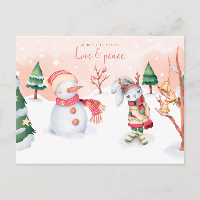 Cartão Postal Feliz Natal (Frente)